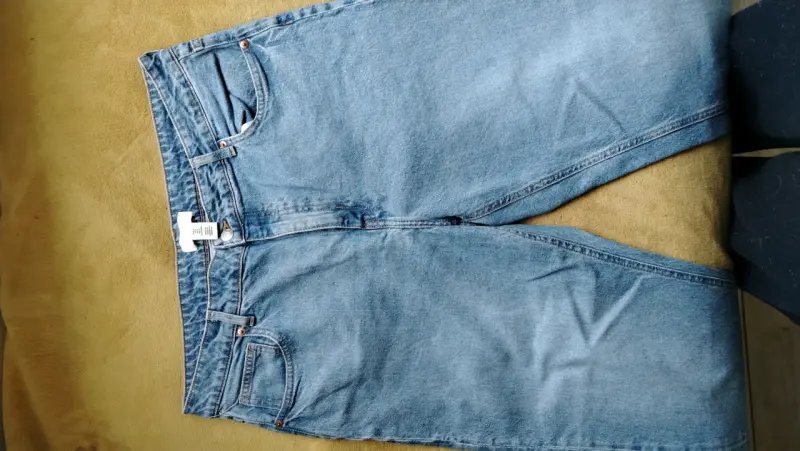 Jeans de mezclilla azul para mujer talla 46 HYM - 1