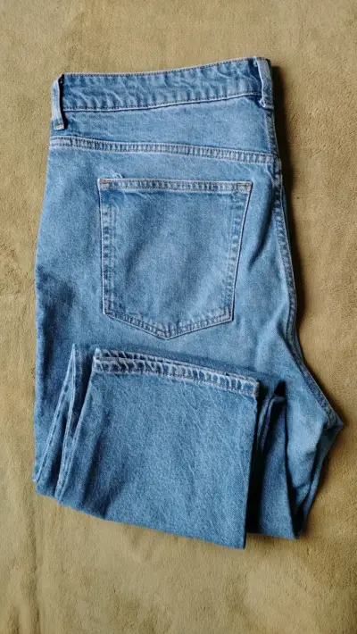 Jeans de mezclilla azul para mujer talla 46 HYM - miniatura 4