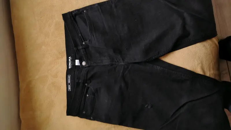 Jeans negros Sonoma para hombre talla 33x34 - 1