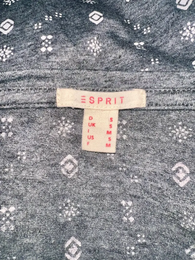 Polera Esprit gris con estampado - 3