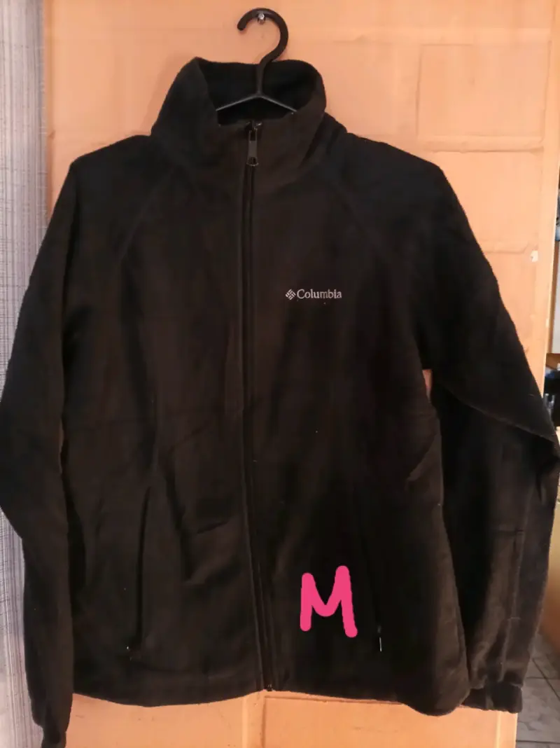 Chaqueta polar negra Columbia talla M