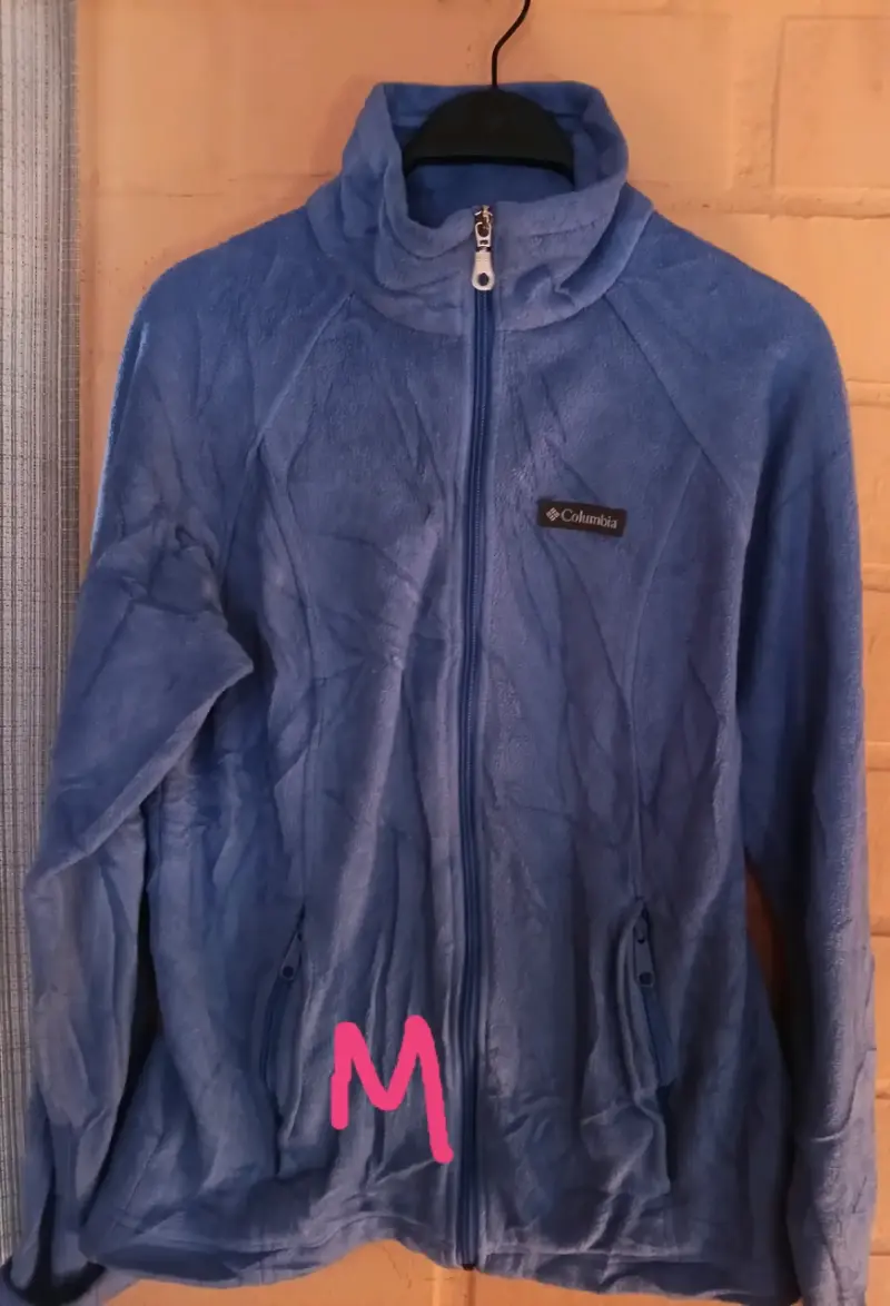 Chaqueta polar azul Columbia para mujer