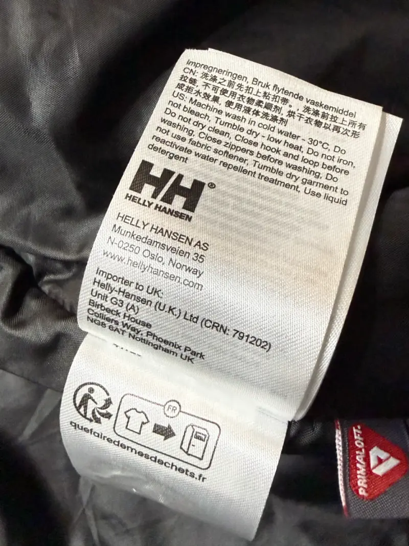 Chaqueta impermeable Helly Hansen Negr con capucha - 3