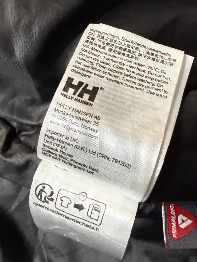 Chaqueta impermeable Helly Hansen Negr con capucha - miniatura 3