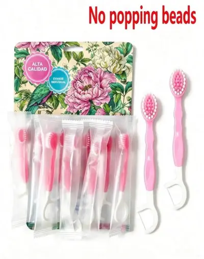 5 cepillos de dientes desechables - miniatura 2