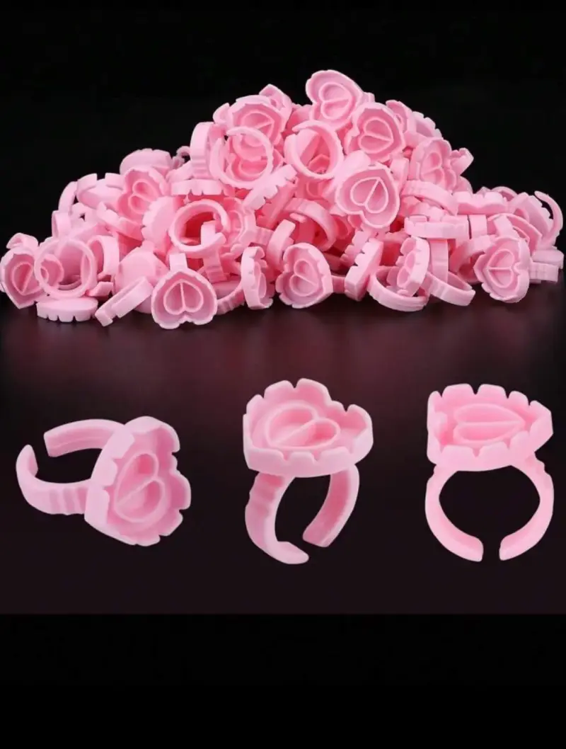 Anillos Sujetadores de Pegamento corazón - 3