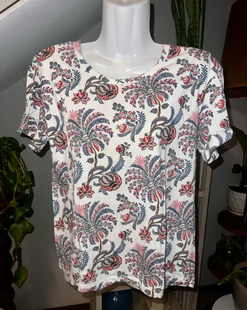 Polera estampada floral H&M para mujer - 1