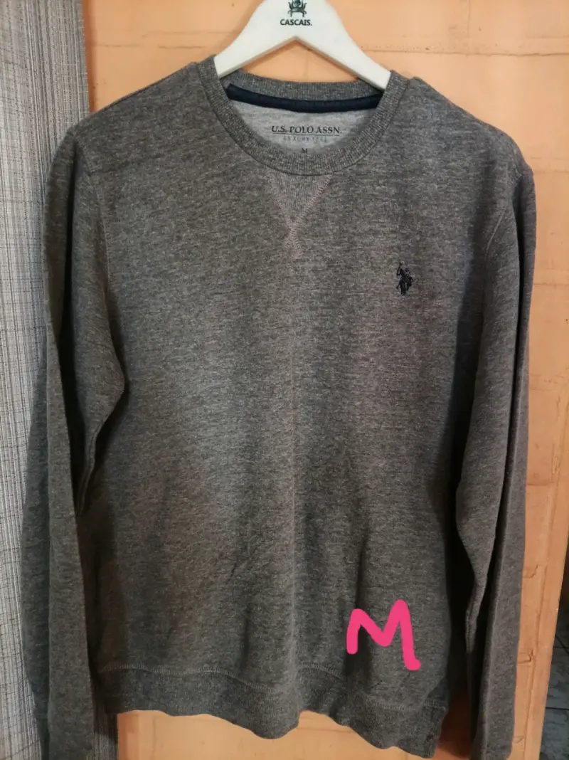 Polerón gris U.S. Polo Assn. talla M