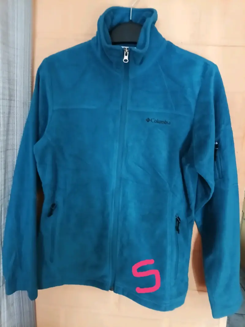 Chaqueta polar Columbia azul para hombre