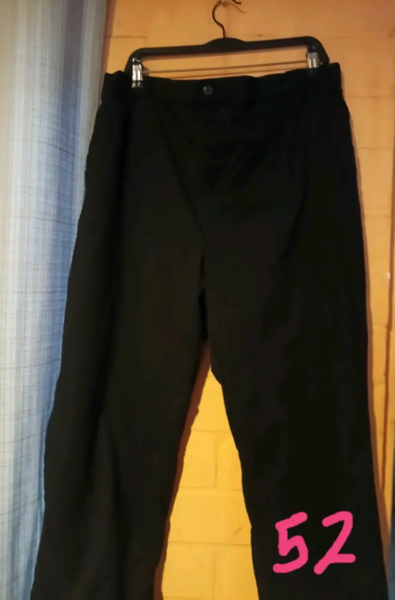 Pantalones negros talla 52 para hombre son termico