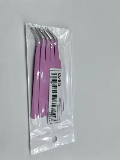 Set pinzas profesionales para pestañas - miniatura 1