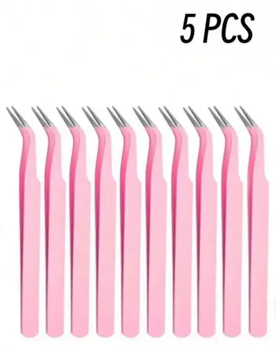 Set pinzas profesionales para pestañas - miniatura 2