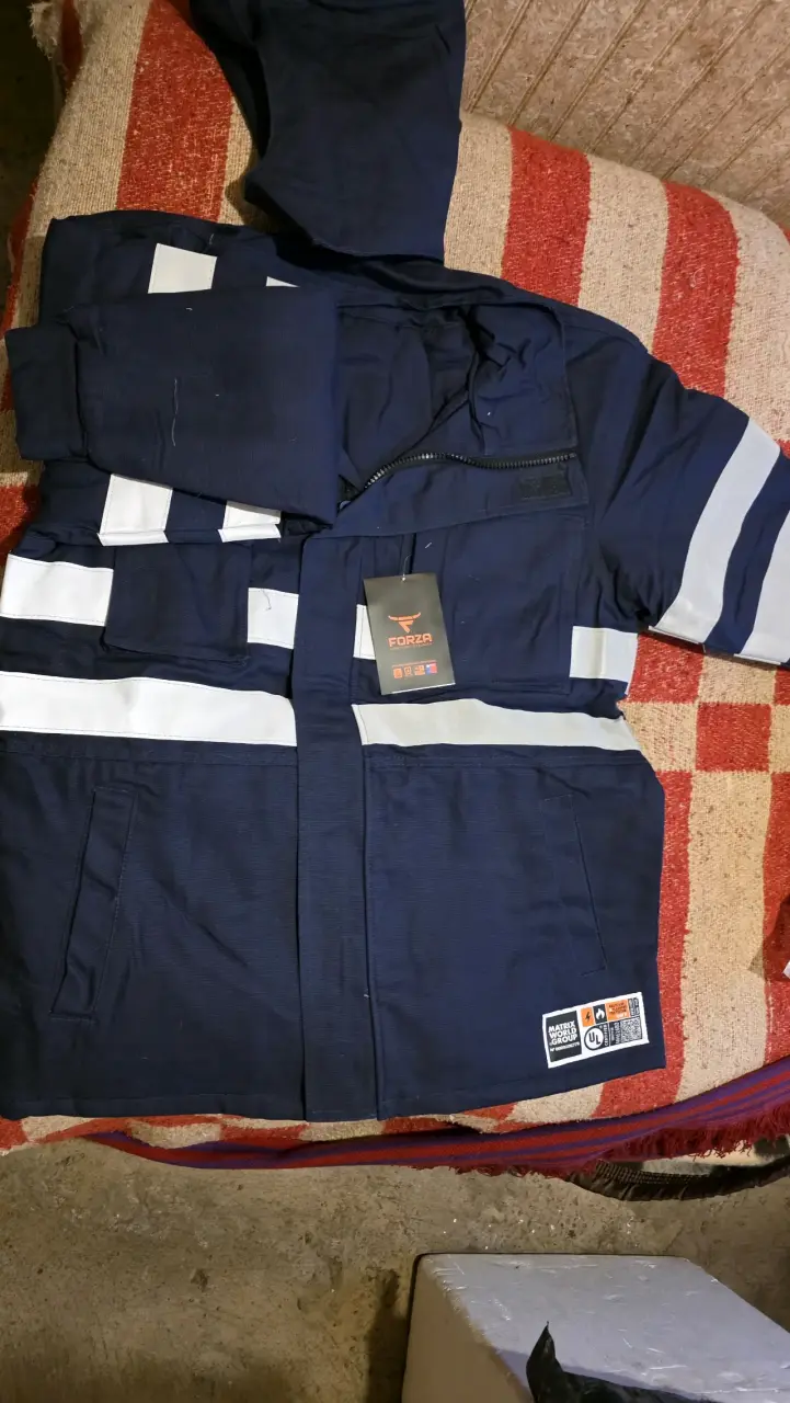 Chaqueta de trabajo reflectante Forza azul - 3