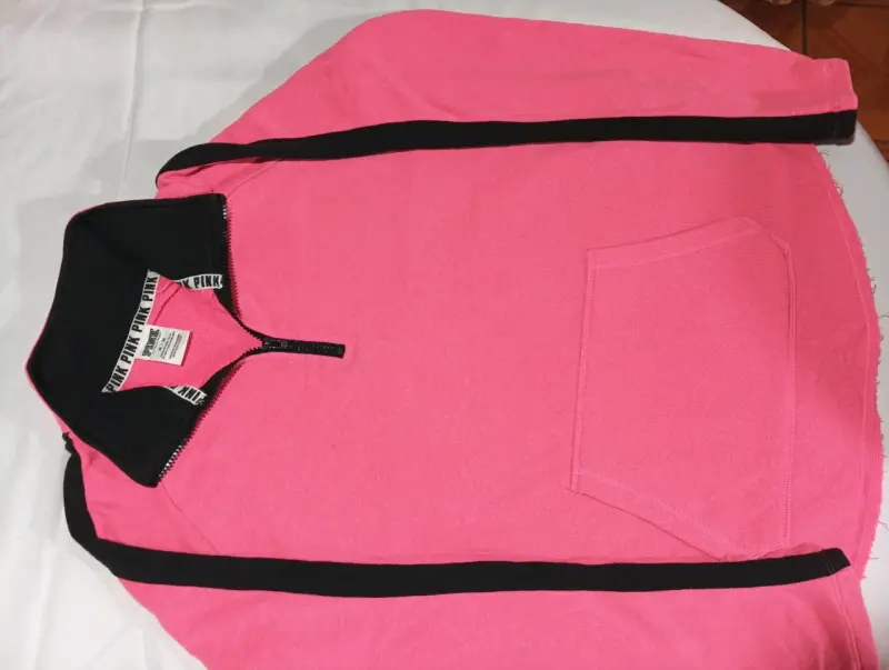 Polerón rosa con cierre PINK by Victoria's Secret - 1