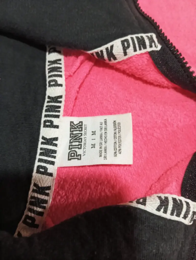 Polerón rosa con cierre PINK by Victoria's Secret - 2