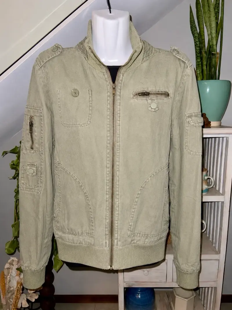 Chaqueta verde militar Rockford para mujer - 1