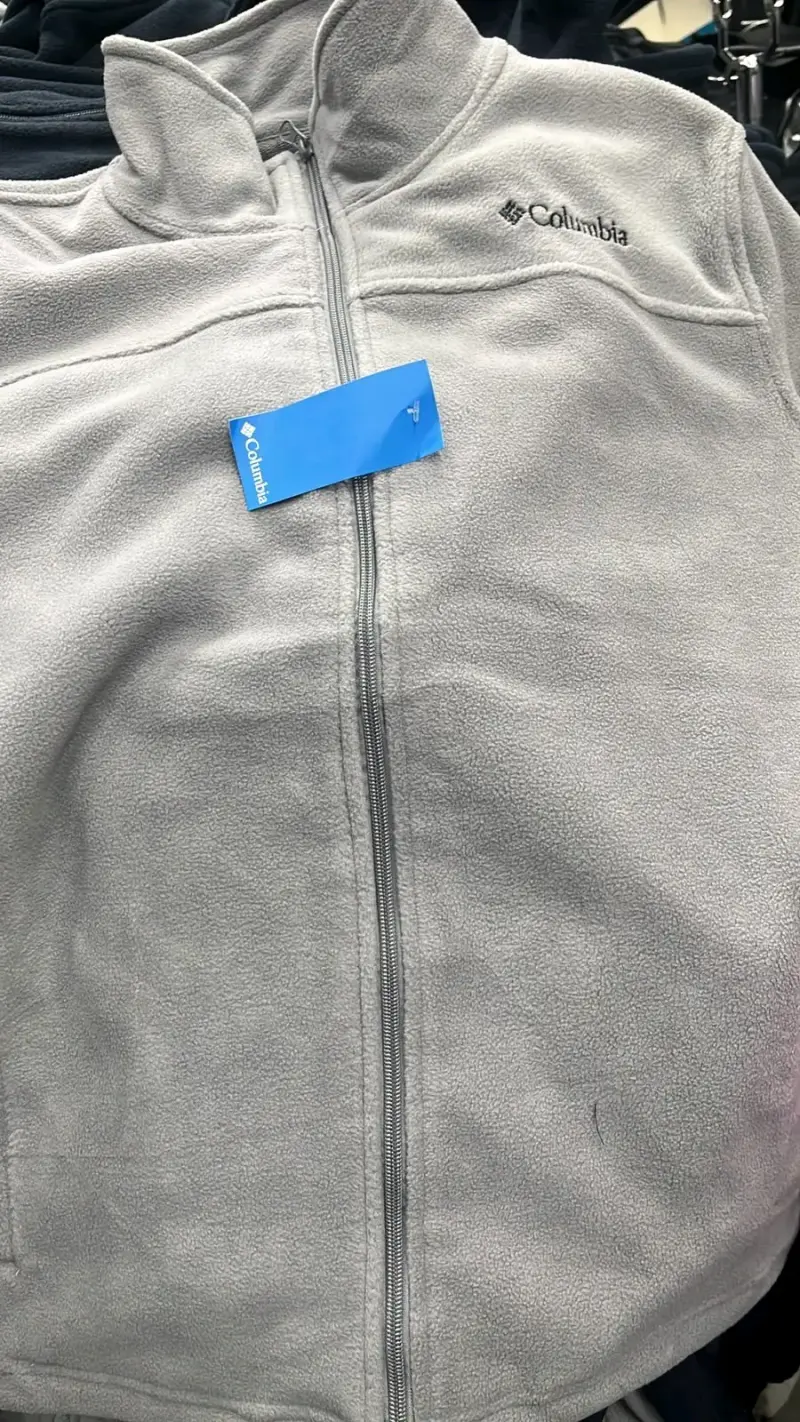 Chaqueta polar gris Columbia para hombre - 1
