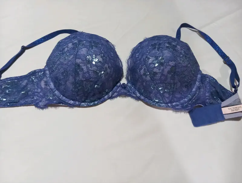 Sostén push-up azul de encaje Victoria's Secret - 1