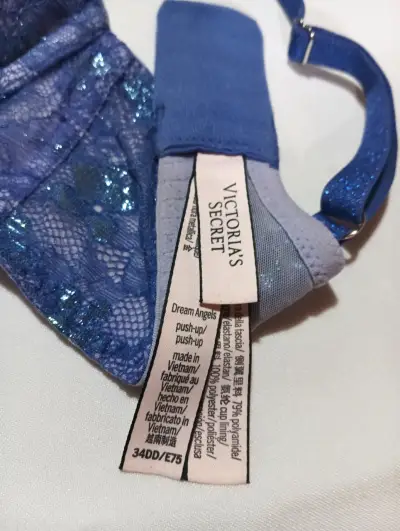 Sostén push-up azul de encaje Victoria's Secret - miniatura 3