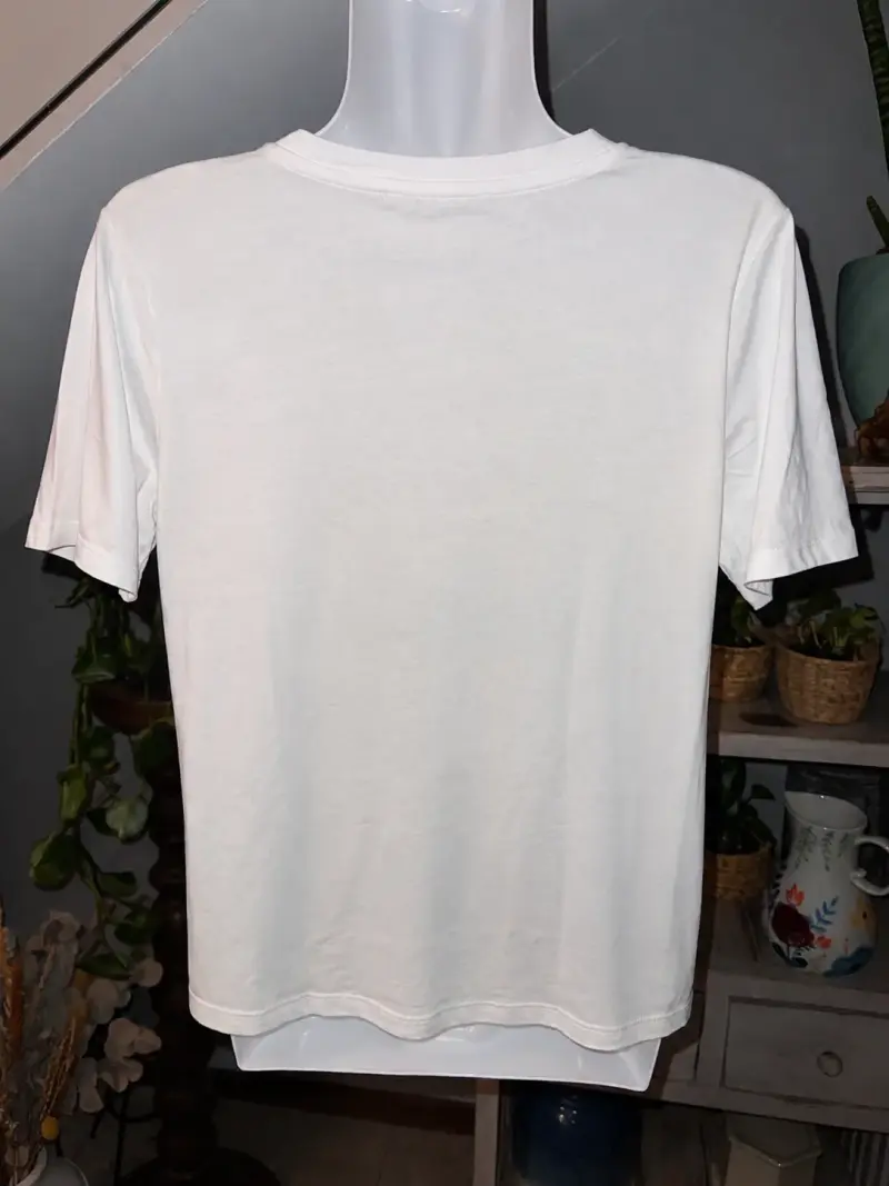 Polera Mango blanca con estampado de paisaje - 2