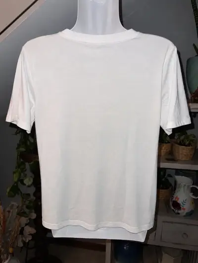 Polera Mango blanca con estampado de paisaje - miniatura 2