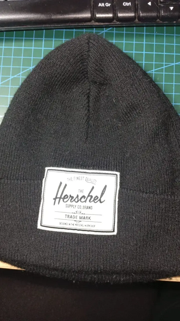 Gorro negro Herschel unisex - 2