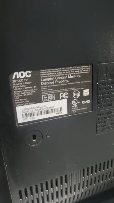 Televisor AOC LCD 26' pulgadas - miniatura 5
