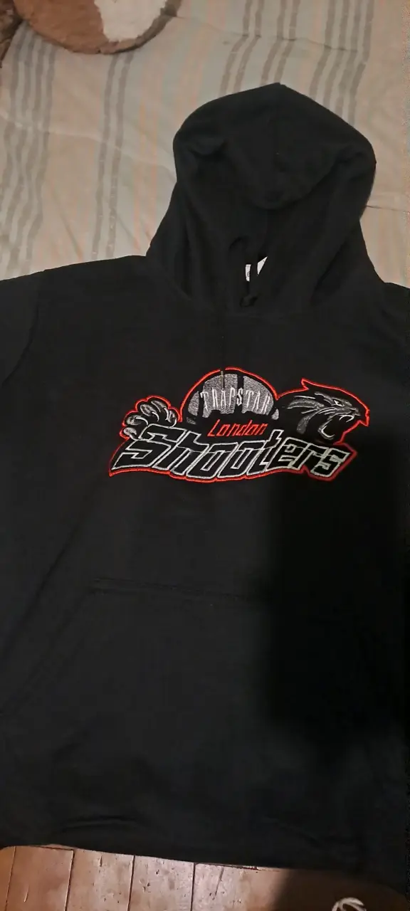 Polerón negro con capucha Trapstar London Shooters