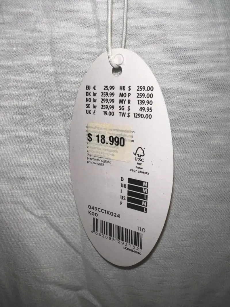 Polera Esprit blanca con encaje - 3