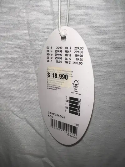 Polera Esprit blanca con encaje - miniatura 3