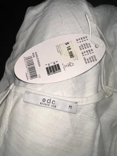 Polera Esprit blanca con encaje - miniatura 4