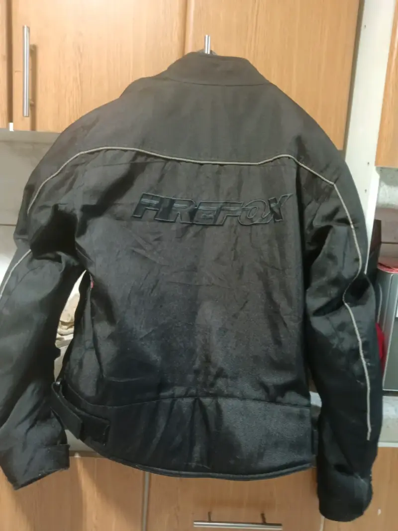 Chaqueta de moto negra Firefox talla M - 1