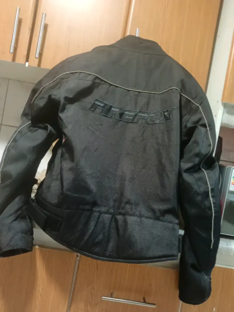 Chaqueta de moto negra Firefox talla M - 6