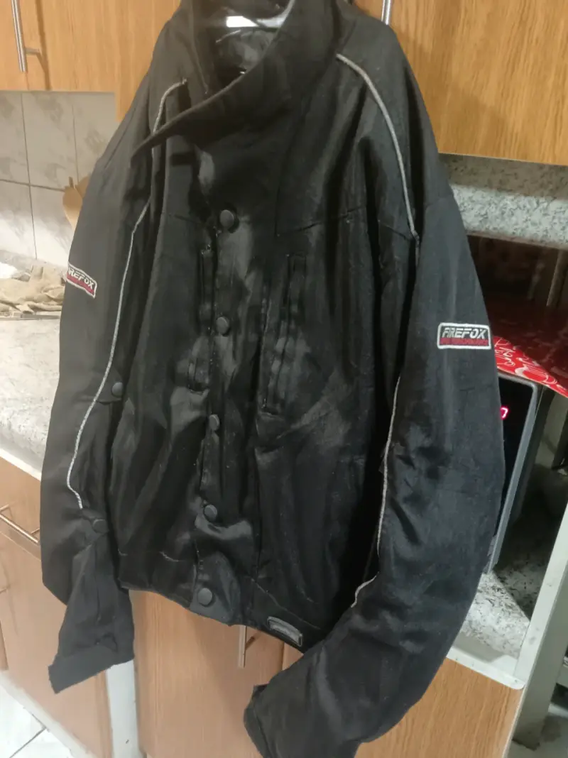 Chaqueta de moto negra Firefox talla M - 7