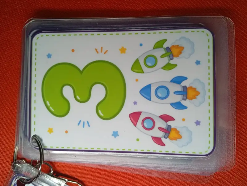 Llavero educativo números del 1 al 20 para niños - 2