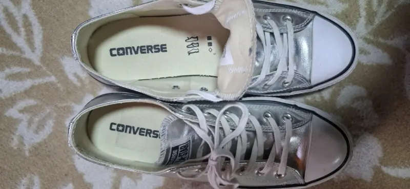 Zapatillas Converse All Star plateadas 39,5 - 3