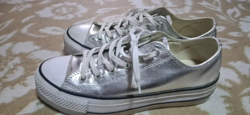 Zapatillas Converse All Star plateadas 39,5 - 4