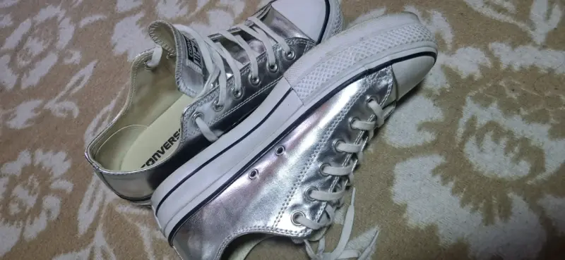 Zapatillas Converse All Star plateadas 39,5 - 6