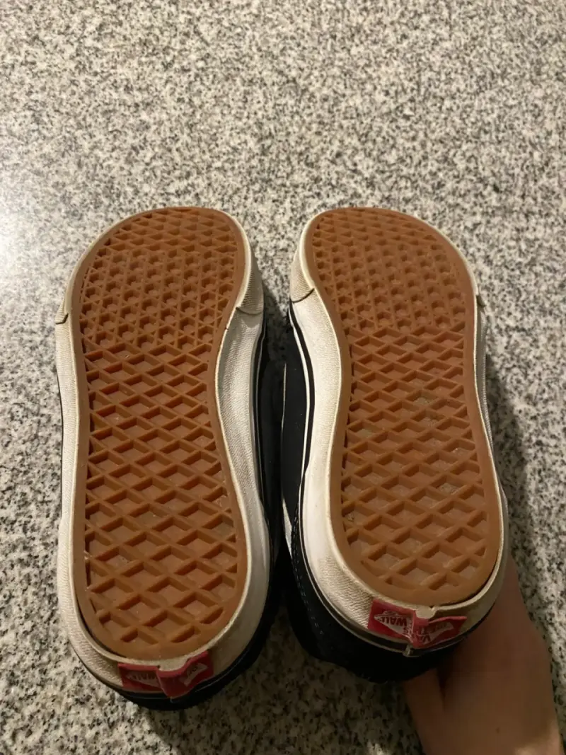 Zapatillas Vans negras con velcro para niños - 2