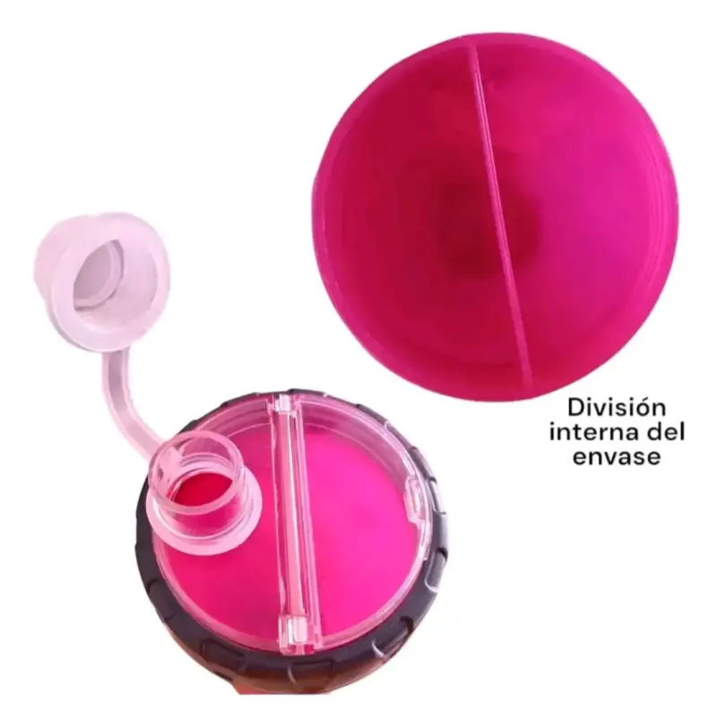 Botella Snack DUO Alimento y Agua Mascotas /plato - 3