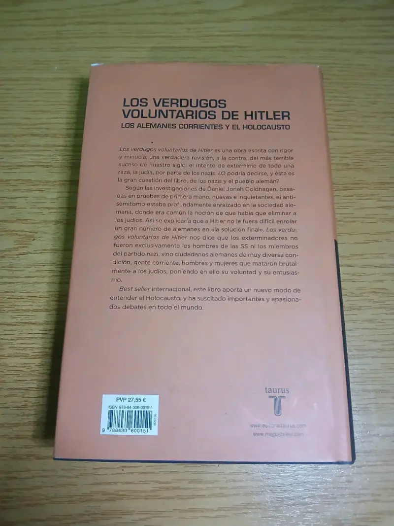Libro Los Verdugos Voluntarios De Hitler T/D - 2