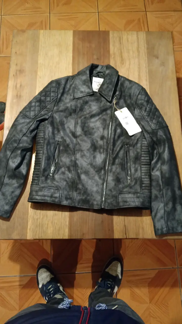 Chaqueta Biker Vintage Silver Negra Mujer - 2