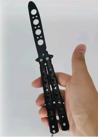 Cuchillo mariposa de entrenamiento [sin filo] - miniatura 1