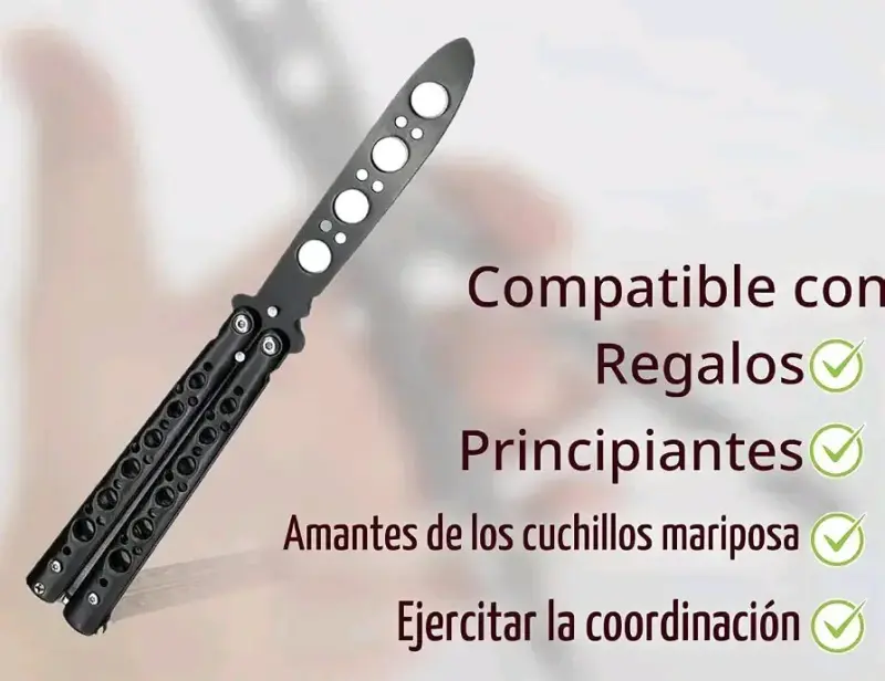 Cuchillo mariposa de entrenamiento [sin filo] - 3
