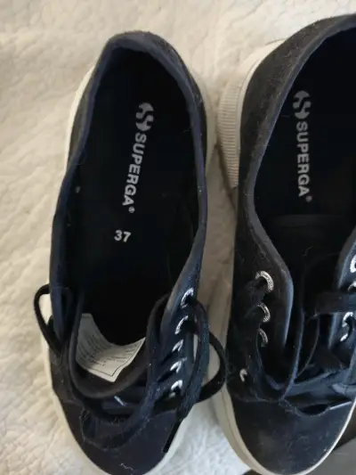 Zapatillas negras Superga talla 37 - miniatura 2