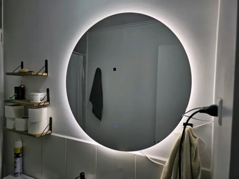Espejo Redondo con Luz LED para Baño - 3