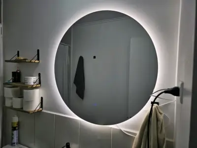 Espejo Redondo con Luz LED para Baño - miniatura 3