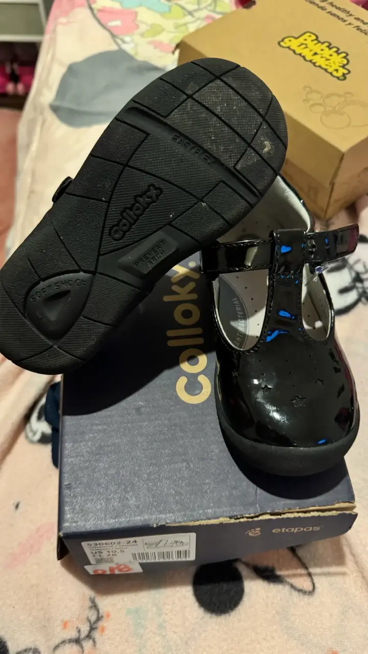 Zapatos de charol negro para niña Colloky - 1