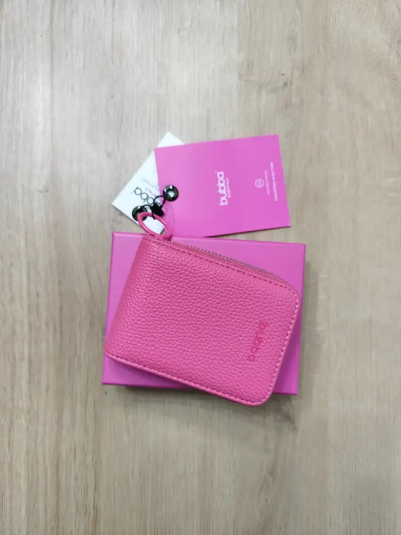 Monedero rosa de cuero sintético Bubba - 1