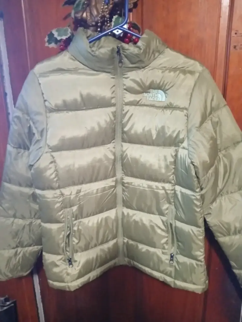 Chaqueta acolchada The North Face verde oliva - 1